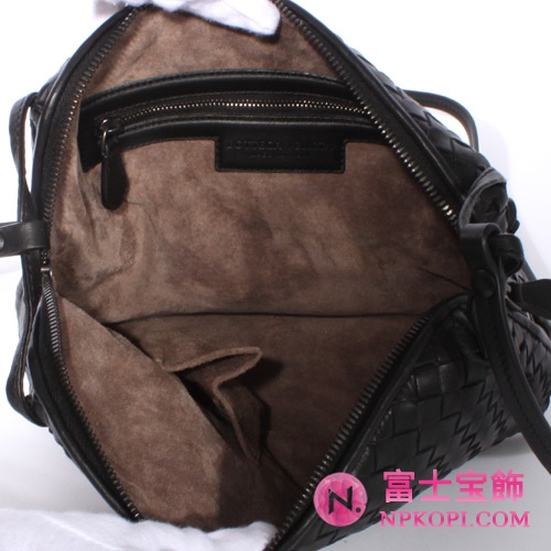 【2010年秋冬モデル】Bottega Veneta/ボッテガ・ヴェネタ  ラムスキン ショルダーバッグ ブラック 245354V00168175